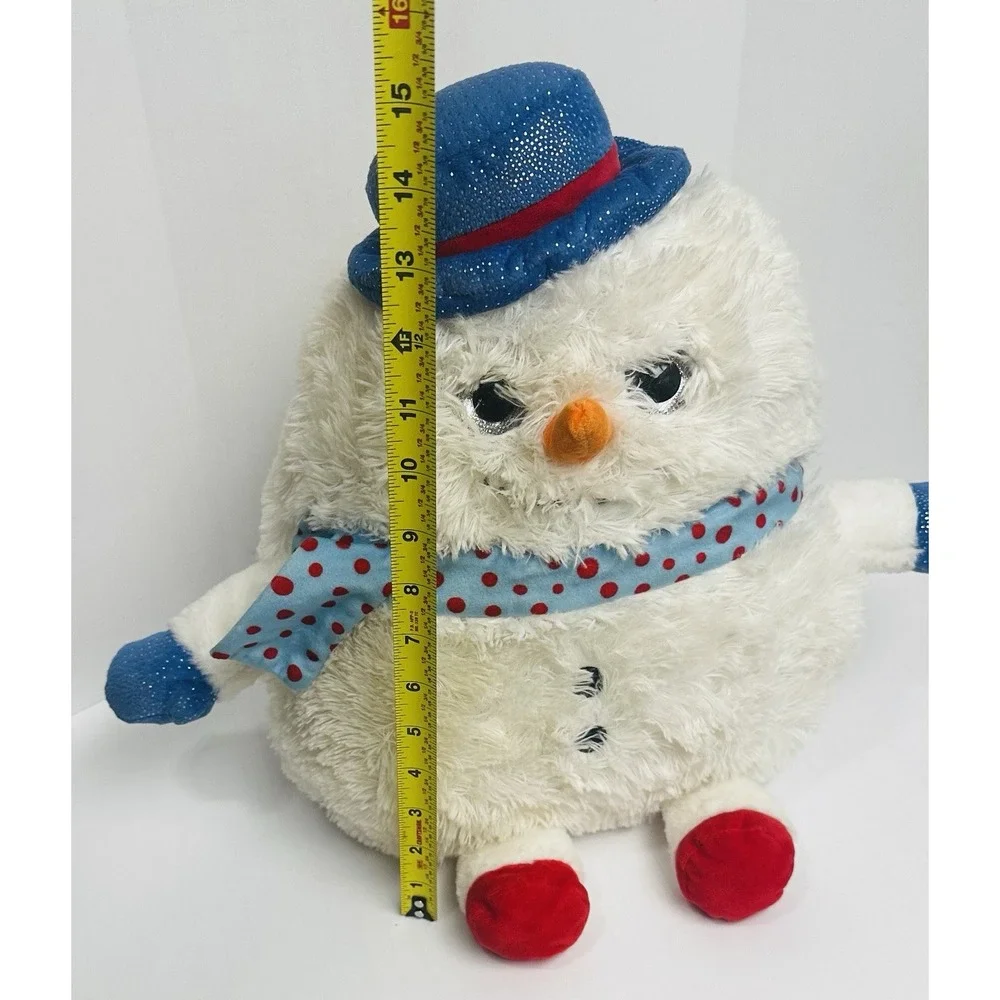 Walmart Light Up Color Changing Snowman Plush 15